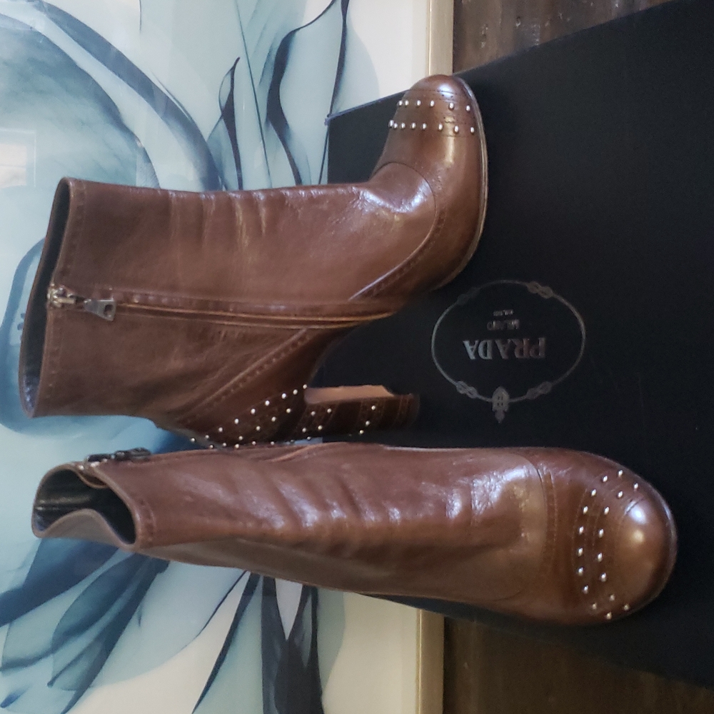 EUC PRADA BOOTIES - Picture 2 of 12
